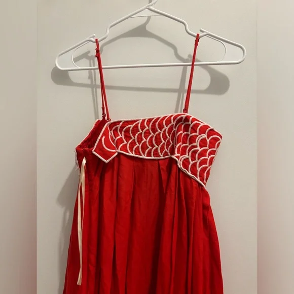 FARM Rio Fish Top Linen Blend Maxi Dress Size XS - www.joarbit.com